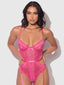 HARLOW LACE & MESH UNDERWIRE TEDDY