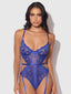 HARLOW LACE & MESH UNDERWIRE TEDDY