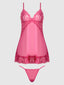 HARLOW LACE & MESH BABYDOLL & G-STRING SET