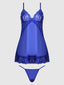 HARLOW LACE & MESH BABYDOLL & G-STRING SET