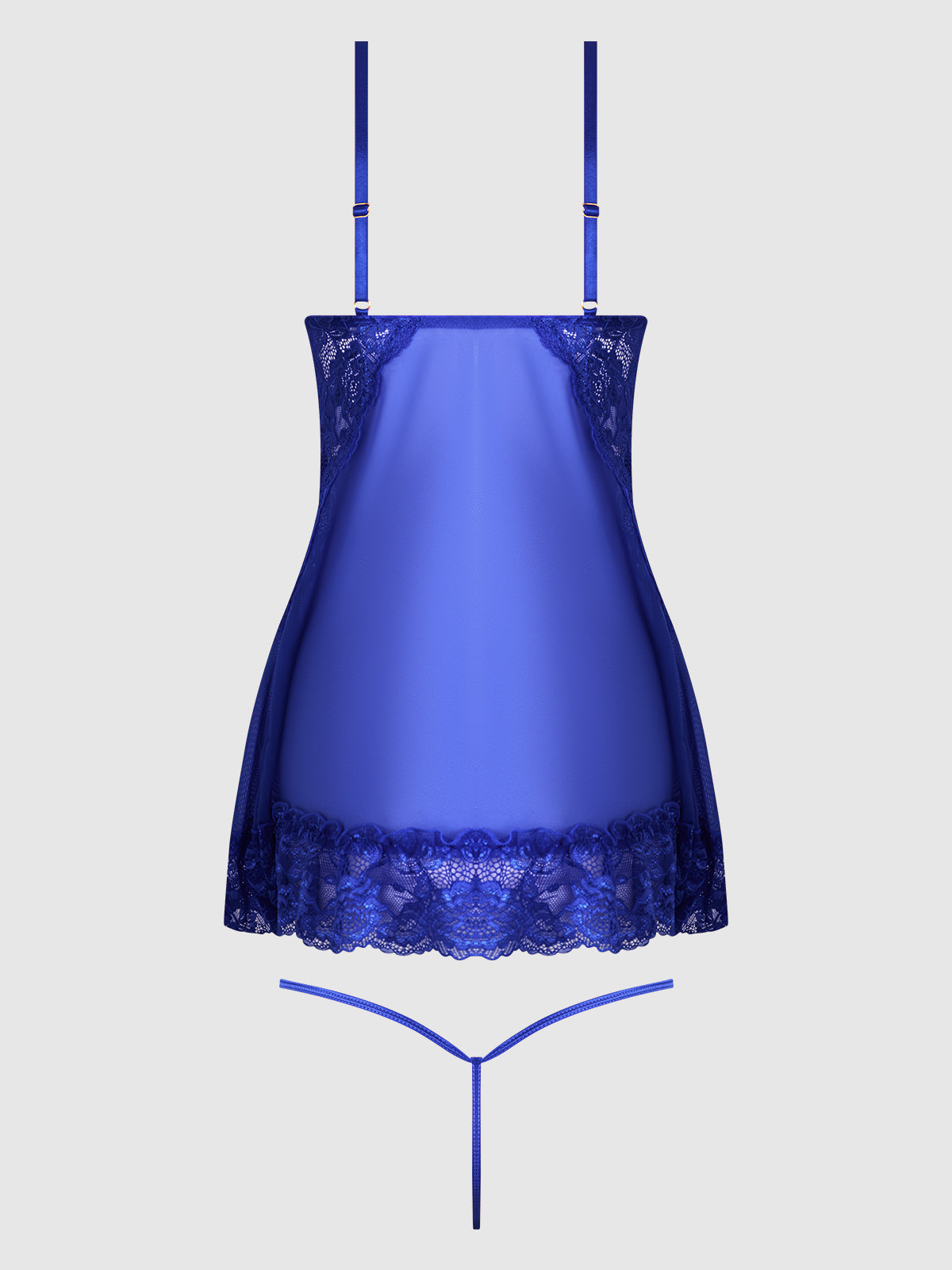 HARLOW LACE & MESH BABYDOLL & G-STRING SET