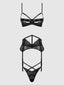 NADIA LACE & MESH BRA, GARTER & G-STRING SET