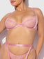 HELENA LACE BRA, GARTER, & OPEN BACK HIPSTER SET