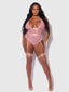 HELENA LACE & SATIN WIRELESS & OPEN BACK TEDDY