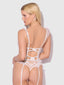 PORTIA SWISS DOT BUSTIER & THONG SET
