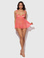 PORTIA SWISS DOT BABYDOLL & G-STRING SET