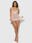 PORTIA SWISS DOT BABYDOLL & G-STRING SET