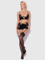 NATASHA MICRO & LACE BRA, GARTER SKIRT & G-STRING SET