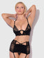 NATASHA MICRO & LACE BRA, GARTER SKIRT & G-STRING SET