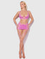 NATASHA MICRO & LACE BRA, GARTER SKIRT & G-STRING SET
