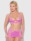 NATASHA MICRO & LACE BRA, GARTER SKIRT & G-STRING SET