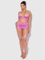 NATASHA MICRO & LACE BRA, GARTER SKIRT & G-STRING SET