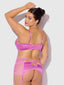 NATASHA MICRO & LACE BRA, GARTER SKIRT & G-STRING SET