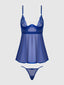 NATASHA LACE & MICRO BABYDOLL & G-STRING SET