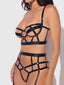 DEVON OPEN CUP BRA & CROTCHLESS & BACKLESS HIPSTER SET