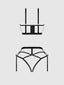 DEVON OPEN CUP BRA & CROTCHLESS & BACKLESS HIPSTER SET