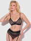 VIVIENNE LACE & MICRO BRALETTE & THONG SET