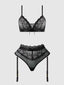 VIVIENNE LACE & MICRO BRALETTE & THONG SET