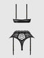 VIVIENNE LACE & MICRO BRALETTE & THONG SET