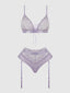 VIVIENNE LACE & MICRO BRALETTE & THONG SET