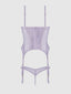 VIVIENNE LACE & MESH BUSTIER & G-STRING SET