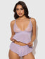 VIVIENNE LACE & MESH CAMI & TAP SHORT SET