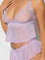 VIVIENNE LACE & MESH CAMI & TAP SHORT SET