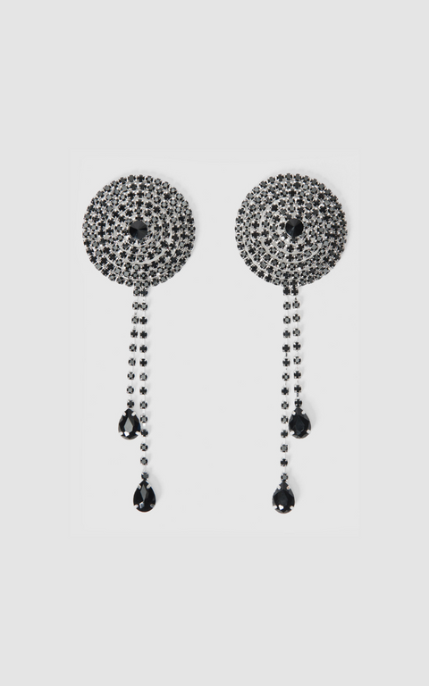 RHINESTONE CONE & DANGLE PASTIES