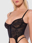 FLORA LACE BUSTIER & G-STRING SET