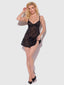 FLORA LACE BABYDOLL & G-STRING SET