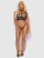 DEVON STRAPPY PUSH UP BRA, HARNESS & G-STRING SET