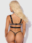 DEVON STRAPPY PUSH UP BRA, HARNESS & G-STRING SET