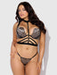 DEVON STRAPPY PUSH UP BRA, HARNESS & G-STRING SET