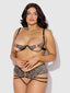 DEVON MICRO & O-RING OPEN BRA & CROTCHLESS THONG SET