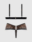 DEVON MICRO & O-RING OPEN BRA & CROTCHLESS THONG SET