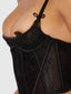 JOCELYN LACE UNDEREWIRE BUSTIER & G-STRING SET
