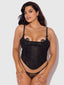 JOCELYN LACE UNDEREWIRE BUSTIER & G-STRING SET