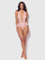 JOCELYN LACE & PEARL CROTCHLESS TEDDY