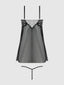 BELLA LACE & MESH BABYDOLL & G-STRING SET