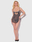 ZOE OIL SLICK OPENABLE CUP UNDERWIRE BABYDOLL SET