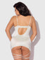 ZOE OIL SLICK WRAP GARTER CHEMISE SET