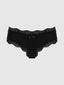 VERA MICRO & LACE TRIM G-STRING BLACK / S