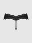 VERA MICRO & LACE TRIM G-STRING BLACK / S
