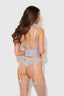 SIENNA 2 PIECE BUSTIER & PANTY SET STONE BLUE / S
