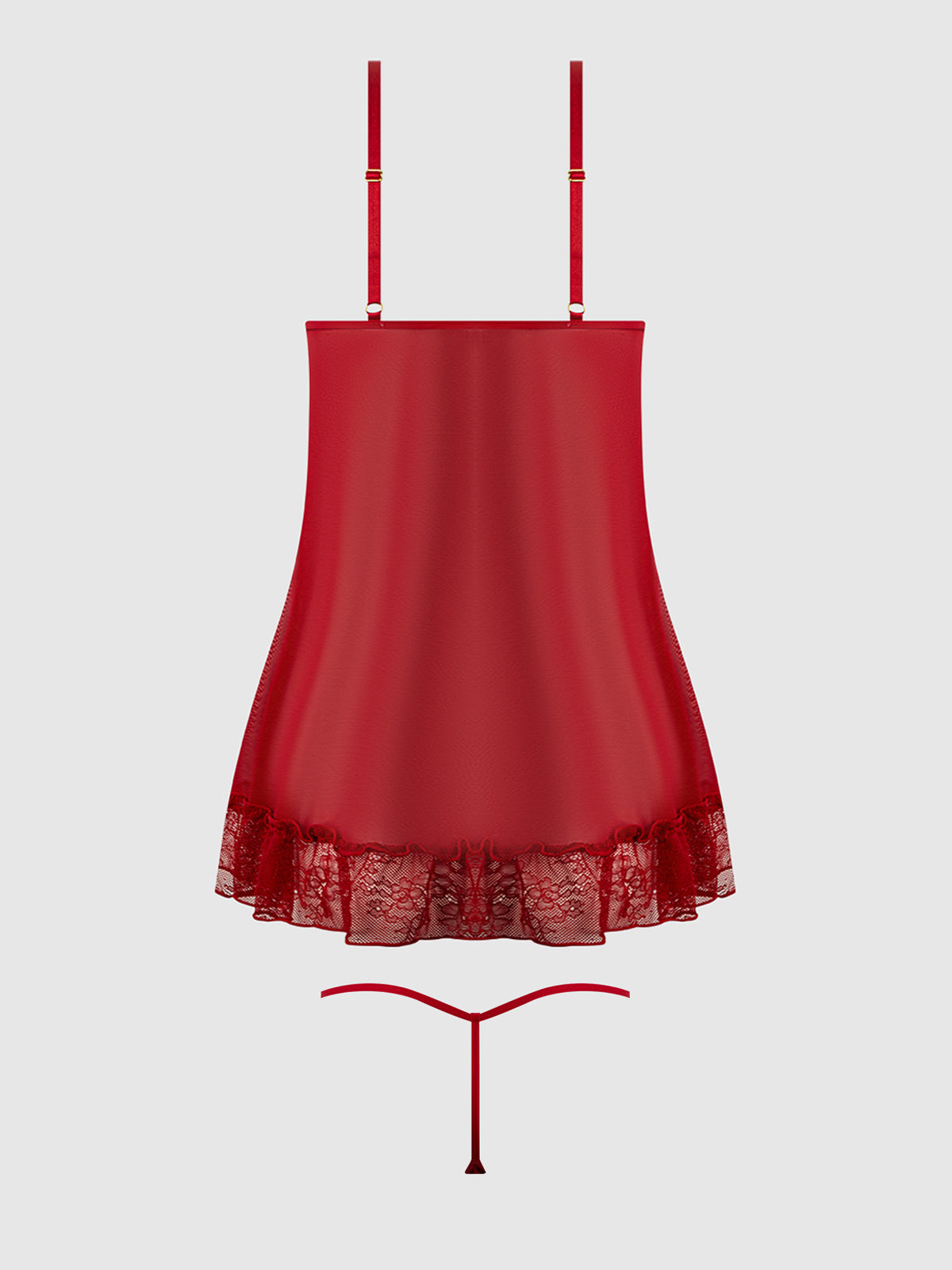 KIKI LACE BABYDOL & G-STRING SET