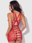 KIKI LACE STRAPPY & BACKLESS CHEMISE & G-STRING SET