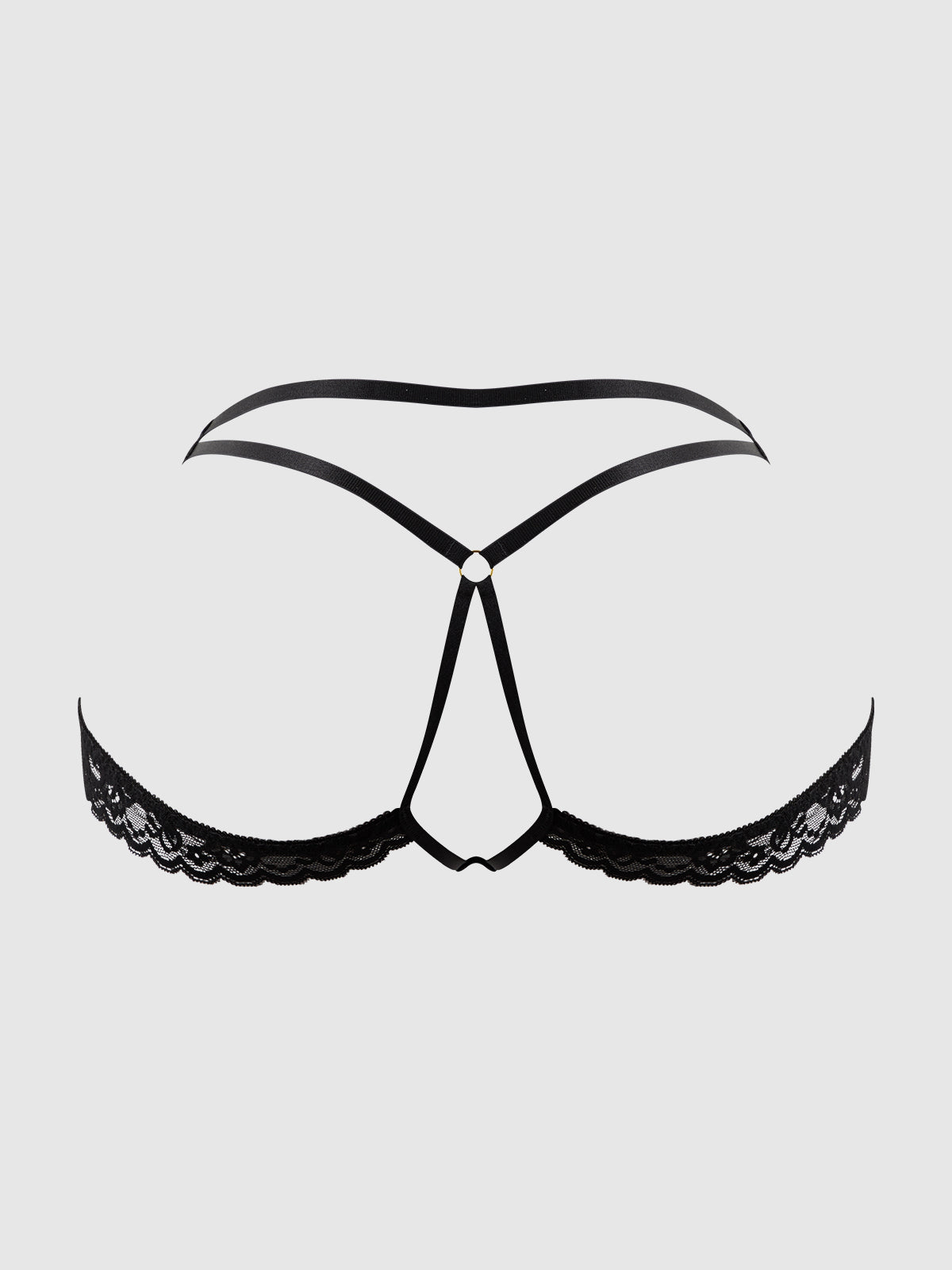 KIKI STRAPPY & BACKLESS LACE TANGA