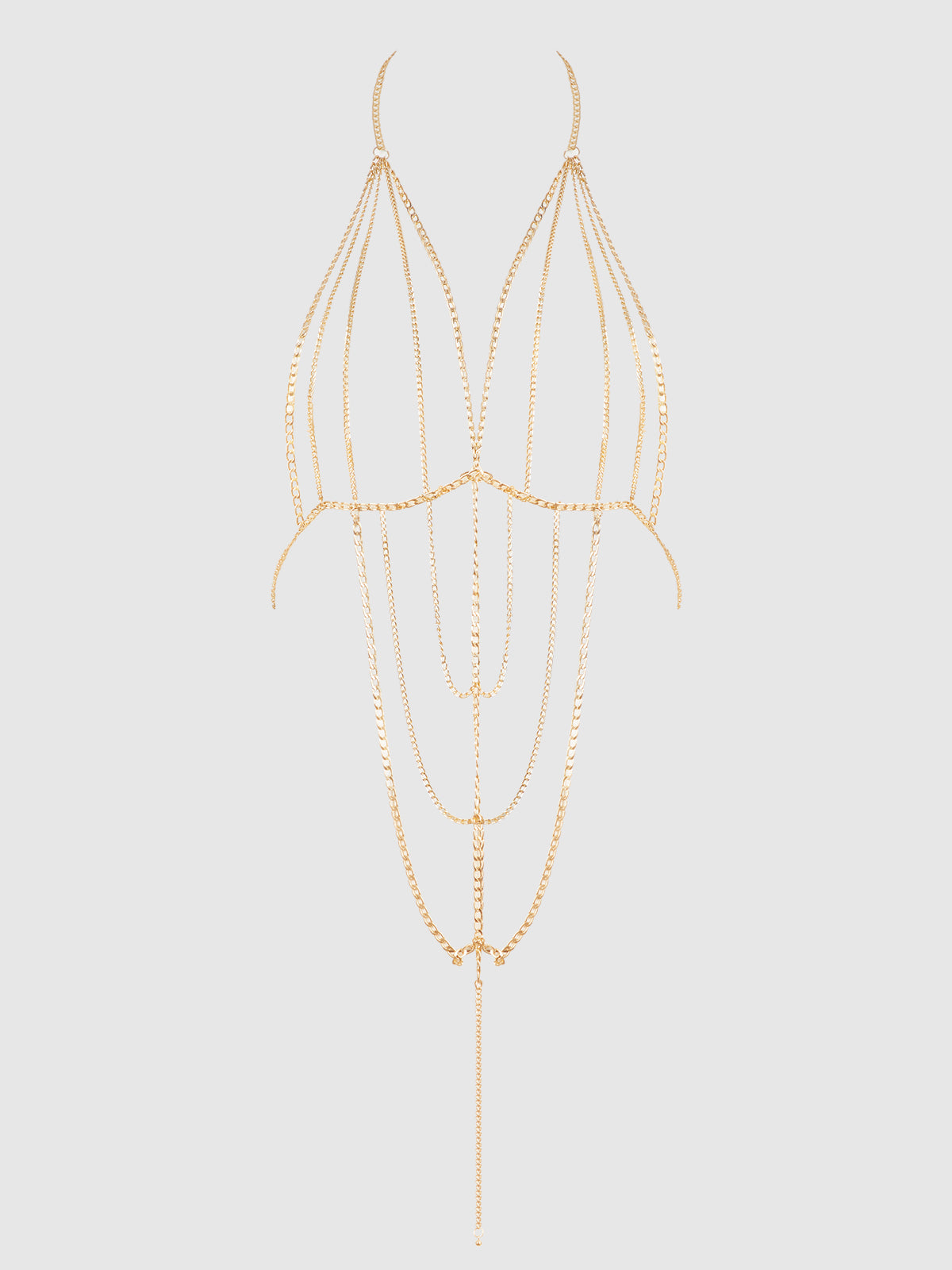 DEEP V-PLUNGE CHAIN TEDDY