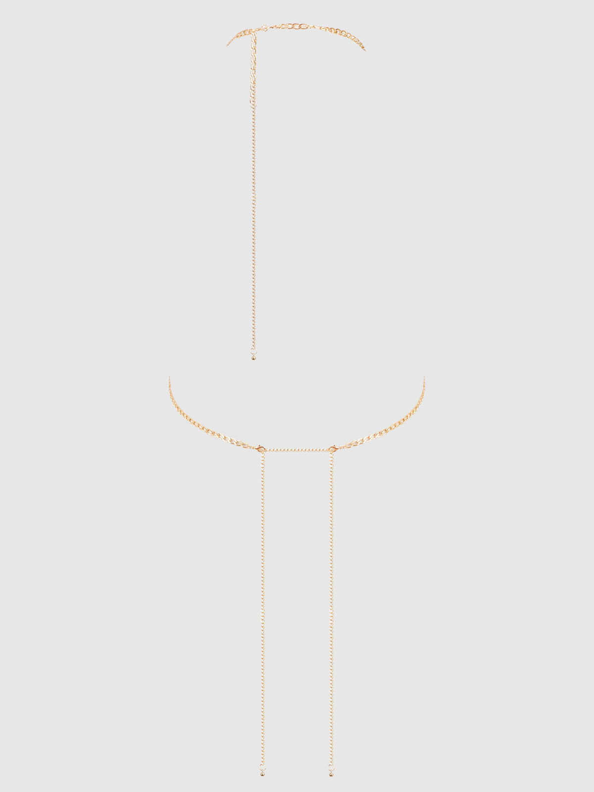 DEEP V-PLUNGE CHAIN TEDDY