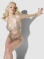 RHINESTONE NETTED CHEMISE